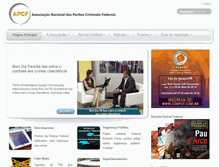 Tablet Screenshot of apcf.org.br
