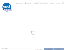 Tablet Screenshot of apcf.es